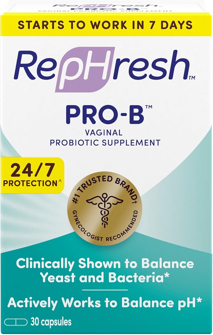 Rephresh Pro-B Probiotic Supplement for Women, 30 Oral 16 Strains, 50 Billion, 30 Capsules