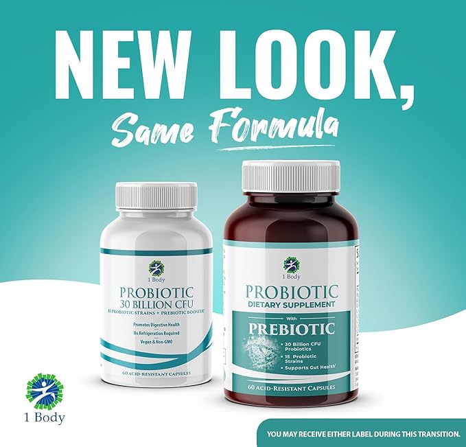 30 Billion CFU Probiotic Supplement 120 Vegetarian