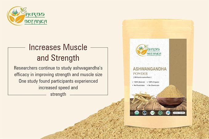 Organic Ashwagandha Root Powder Withania Somnifera 5.3 oz