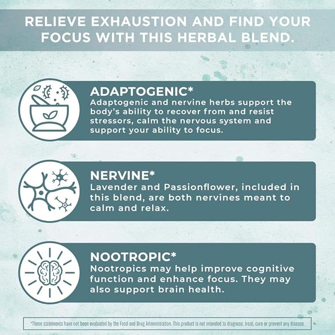 USDA Organic Nootropic Focus Supplement