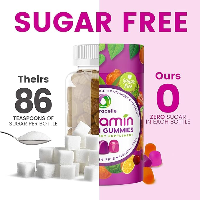NUTRAMIN Daily Vegan Keto Multivitamin Gummies D2, and B6, B12 B12 & 90 Count, 45 Days