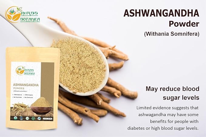Organic Ashwagandha Root Powder Withania Somnifera 5.3 oz