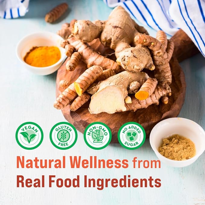360 Nutrition Turmeric Supplement with Ginger 2 Pack 3.3 oz