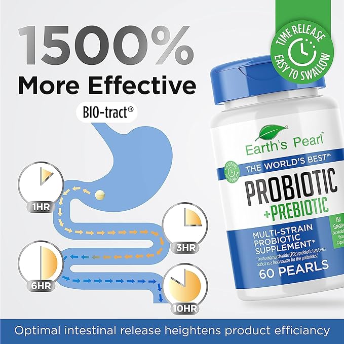 Earth's Pearl Probiotic Pearls for Women 60-Day Supply