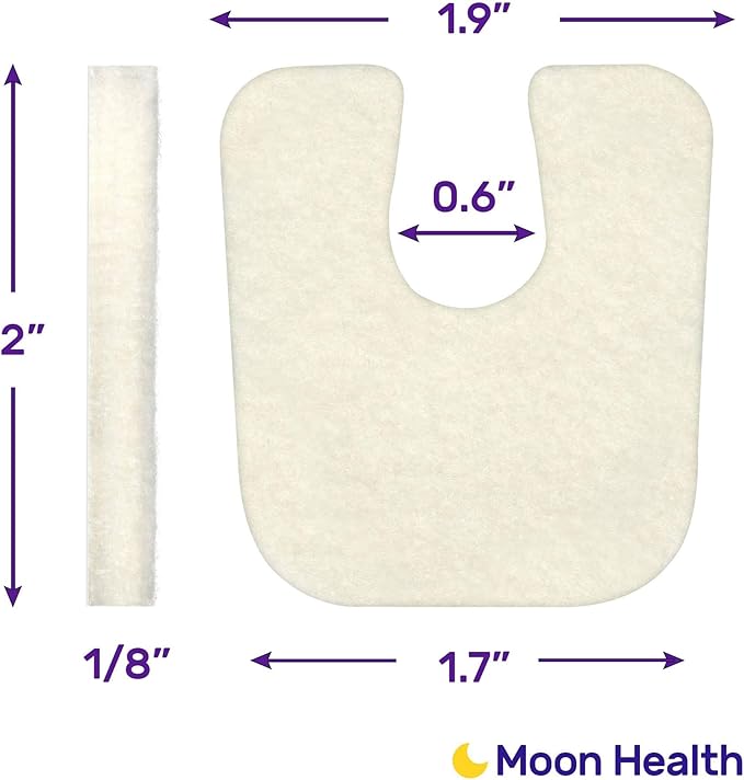 24-Pack U-Shaped Felt Callus Pads, 1/8”