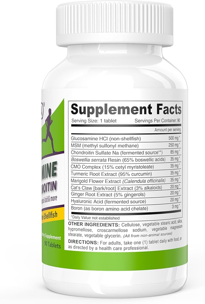 DEVA Vegan Glucosamine MSM & Chondroitin 90 Tablets