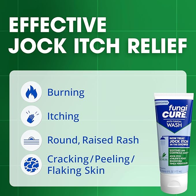 FUNGICURE Medicated Anti-Fungal Jock Itch Wash, 6 Fl