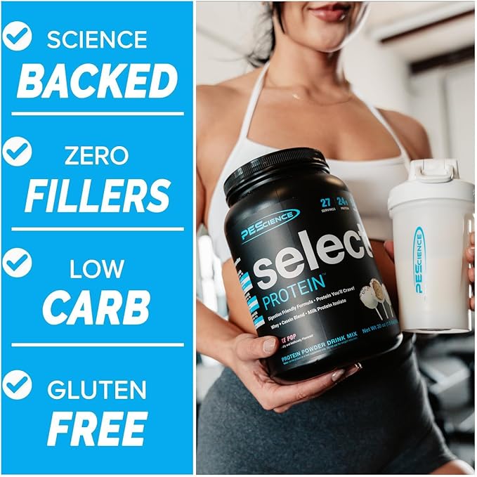 PEScience Select Low Carb Protein Powder, Gourmet Vanilla, 5 Serving, Keto Friendly and Gluten Free