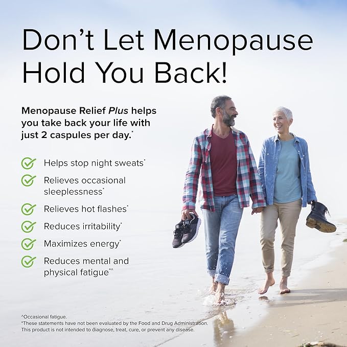 Terry Naturally Menopause Relief Plus 60 Capsules 30 Servings