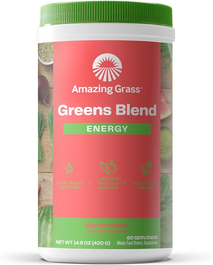 Amazing Grass Greens Superfood Energy: Greens 60 Servings