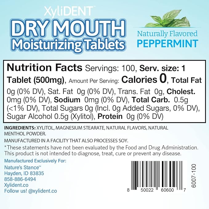 Nature's Stance XyliDENT Xylitol Tablets 100 Count