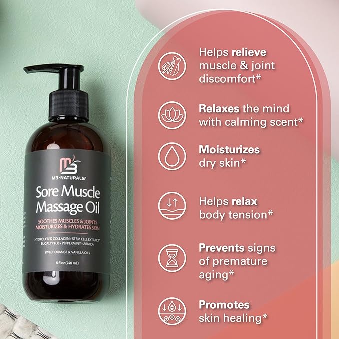 Arnica Sore Muscle Massage Oil –