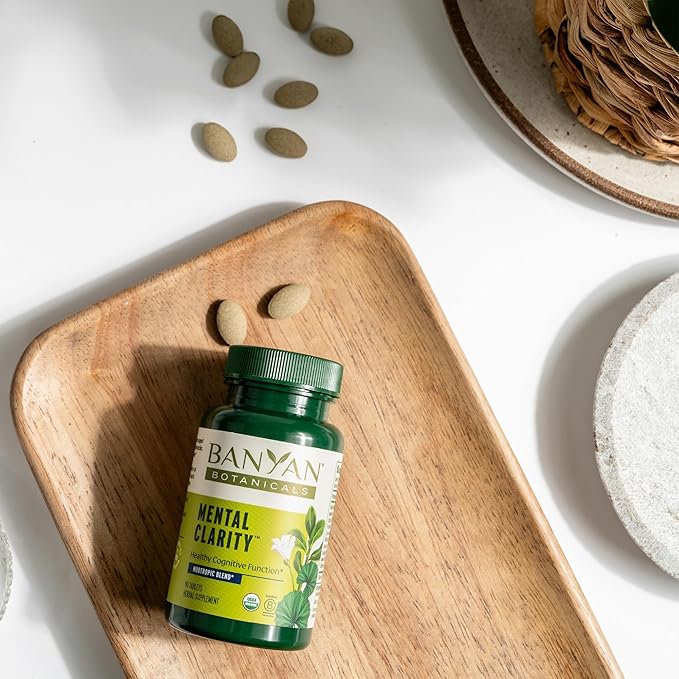 Banyan Botanicals Mental Clarity – Organic 90 Tablets