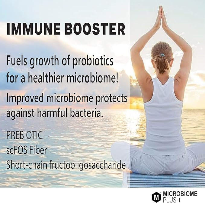 Microbiome Plus Prebiotics scFOS Prebiotic Fiber, (1 Month (1)