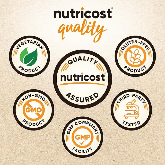 Nutricost Organic Pea Protein Isolate Powder (5LBS)