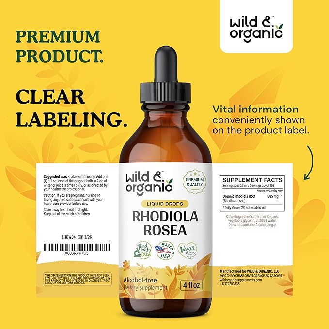 Rhodiola Rosea Tincture 4 fl