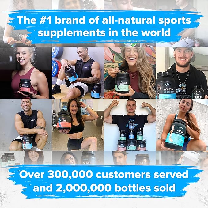 LEGION Whey+ Unflavored Whey Isolate Protein 30 Servings…