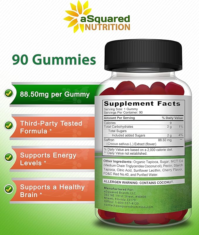 Saffron Gummies - Saffron Extract Supplement