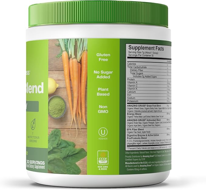 Amazing Grass Green Superfood Energy: Greens 30 Servings
