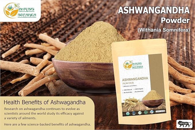 Organic Ashwagandha Root Powder Withania Somnifera 5.3 oz
