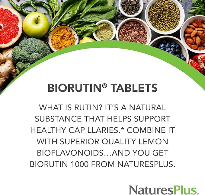 NaturesPlus Biorutin 1000 mg 90 Tablets 90 Servings