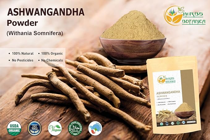 Organic Ashwagandha Root Powder Withania Somnifera 5.3 oz