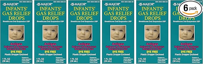 Newborns, Infants & Children Gas Relief 20 mg/0.3ml mg/0.3ml Drops 1 oz (30ML) 6 6 PACK 6 oz