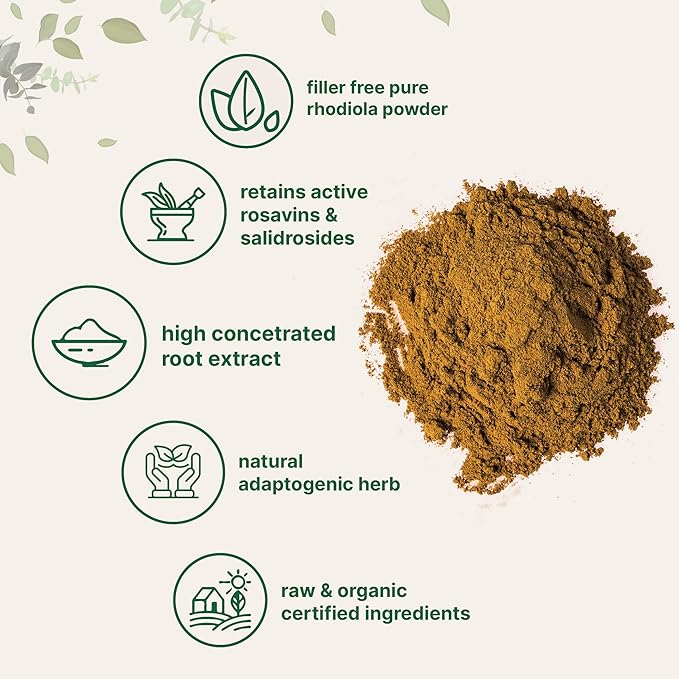 Micro Ingredients Organic Rhodiola Rosea Root 50g Powder