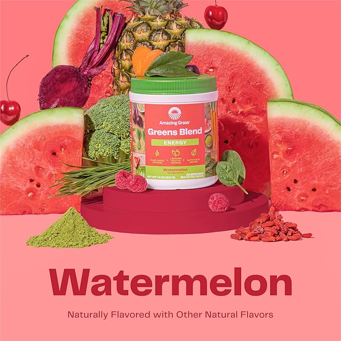 Amazing Grass Greens Superfood Energy: Greens 60 Servings