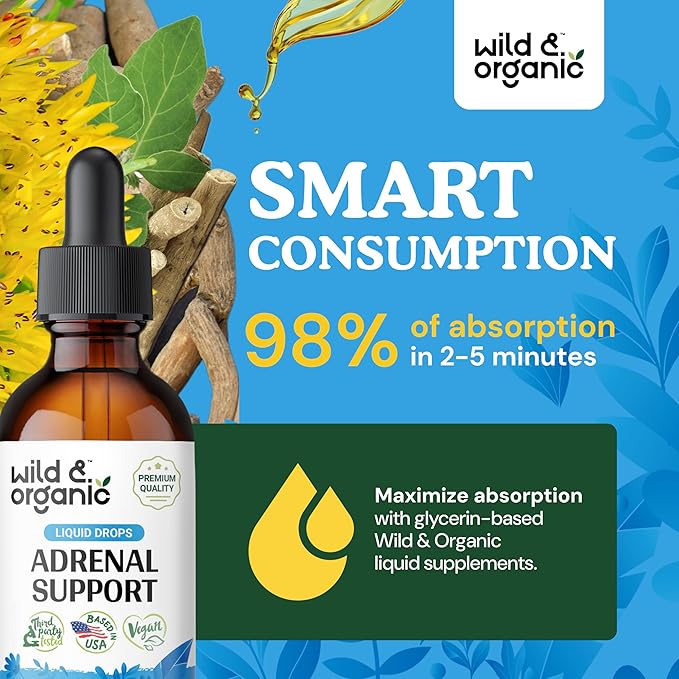 Adrenal Health Support Supplement 2 Fl.