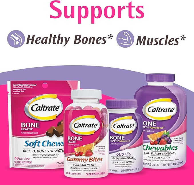 Caltrate Chewables 600 Plus D3 Plus 155 Count 1) (Package