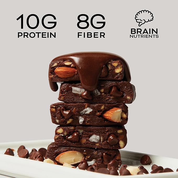 MINDRIGHT Superfood Vegan Protein Bars Salt,12 Pack)
