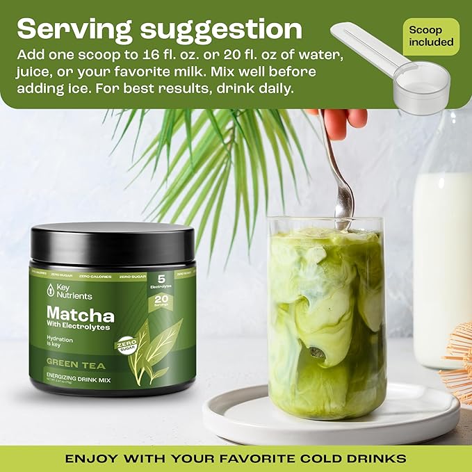 KEY NUTRIENTS Matcha Powder - Unsweetened Matcha Powder - Matcha Green Tea Powder - Matcha Tea - Matcha Green Tea - Matcha Powder Unsweetened - Matcha Tea Powder - Sodium Green Tea Matcha Powder