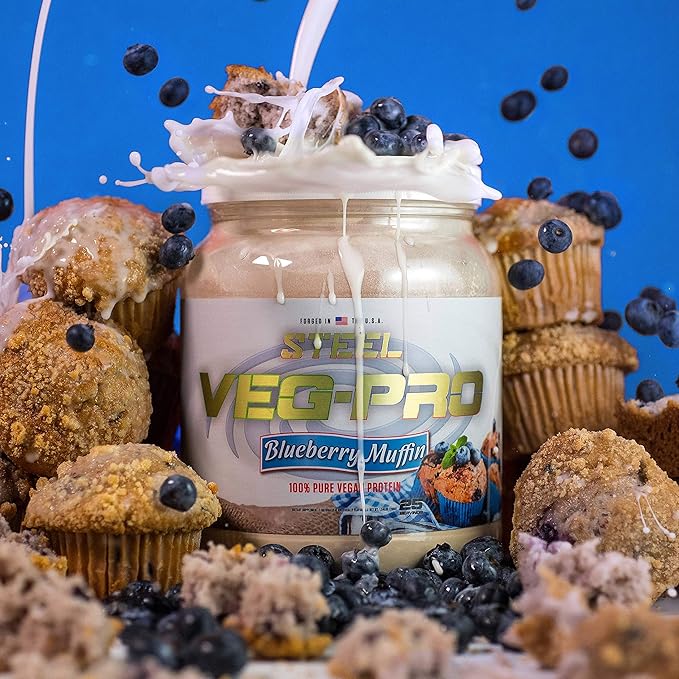 Steel Supplements Veg-PRO Vegan Protein Powder, (25 Servings, 1.65lbs)