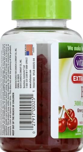 Vitafusion Extra Strength Vitamin B12 Gummy 1 Brand, 45 Day 90 Count