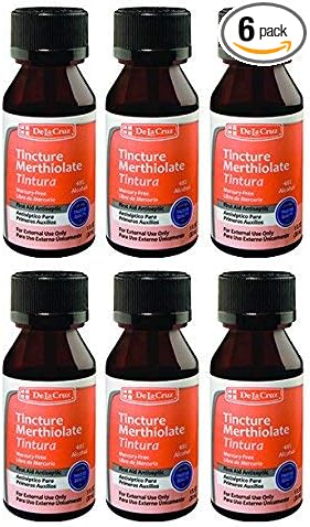 De La Cruz Merthiolate Tincture Antiseptic (6 Bottles)