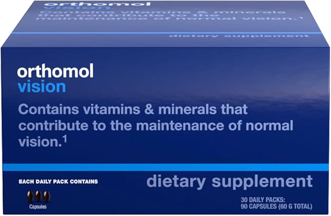 Orthomol Vision, Eye Micronutrients Supplement, 30-Day