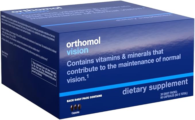 Orthomol Vision, Eye Micronutrients Supplement, 30-Day