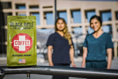 Black Rifle Coffee Company Vintage Roast, Medium Roast Ground Coffee, 12 OZ Bag