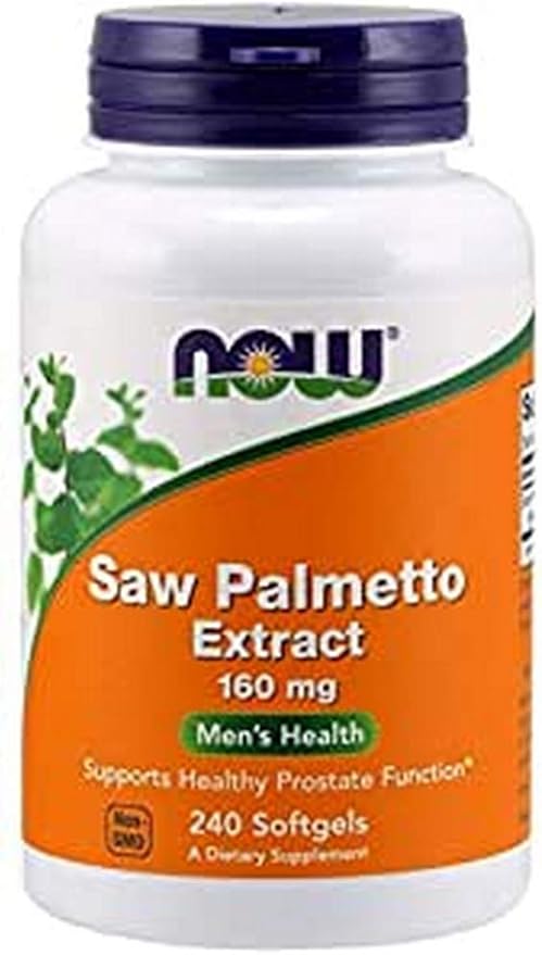 NOW Foods - Saw Palmetto Extract 160 mg. - 240 Softgels