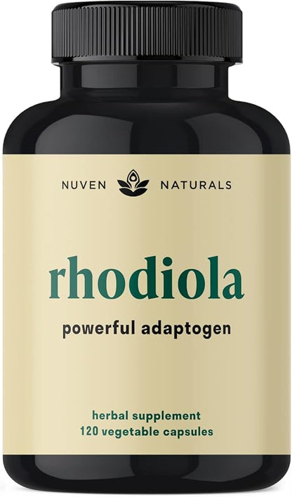 Rhodiola Rosea 600 mg 120 Vegan (3% Salidroside 1% Rosavins)
