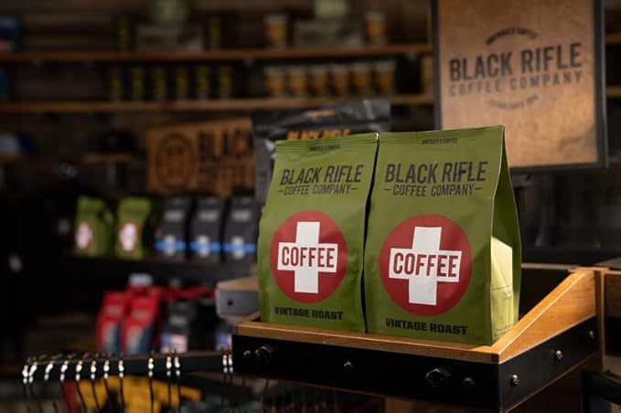 Black Rifle Coffee Company Vintage Roast, Medium Roast Ground Coffee, 12 OZ Bag