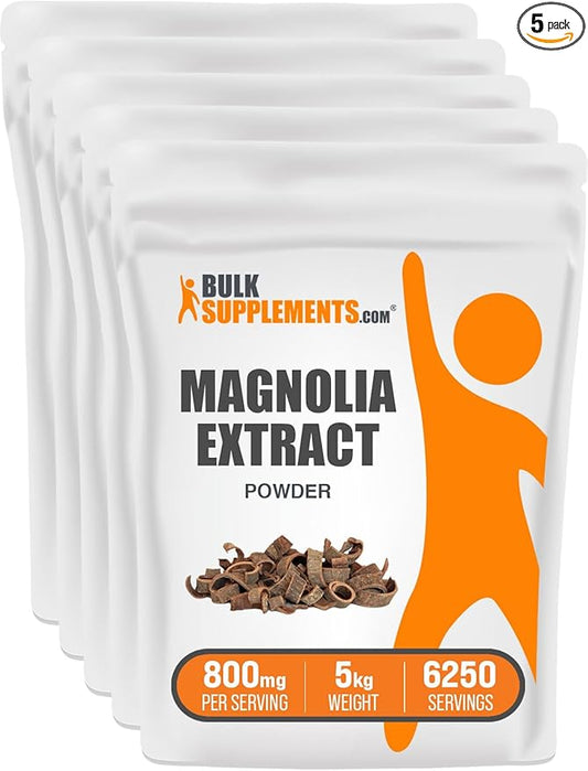 BulkSupplements.com Magnolia Bark Extract Powder 800mg per 5kg (11 (11 lbs) 5)
