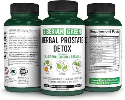 Herbal Prostate Detox 60 Capsules –