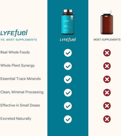 LyfeFuel Adaptogen Blend for Natural Energy 60 Vegan