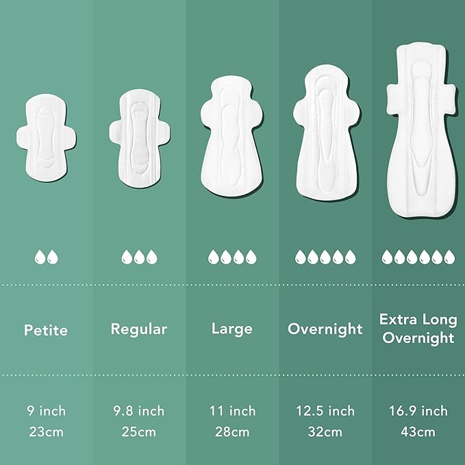 Rael Pads For Women, Organic Cotton 56 Total)