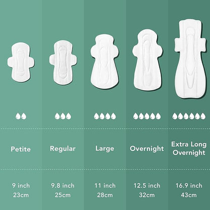 Rael Pads For Women, Organic Cotton 56 Total)