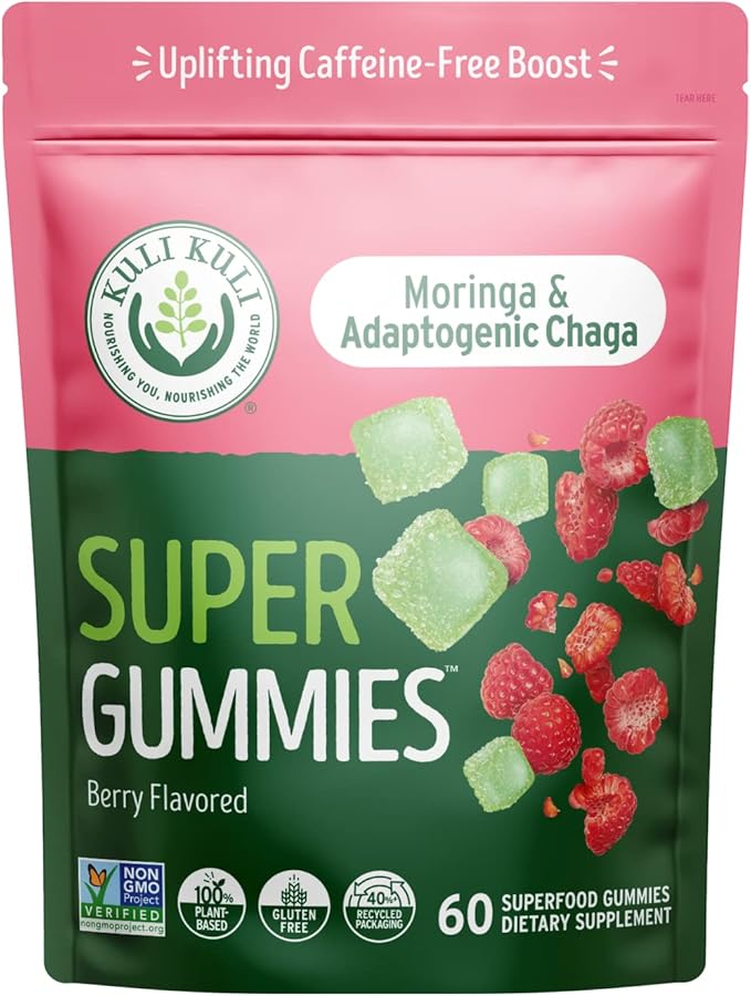 Kuli Kuli Super Energy Gummies 60 Non-GMO,