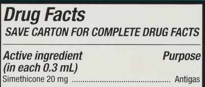 Newborns, Infants & Children Gas Relief 20 mg/0.3ml mg/0.3ml Drops 1 oz (30ML) 6 6 PACK 6 oz