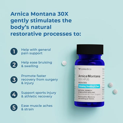 VitaMedica Arnica Montana 30X Rapid Dissolve 150 Ct 50 Servings